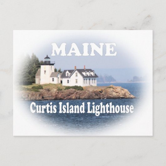 Curtis Island Lighthouse Briefkaart (Voorkant)