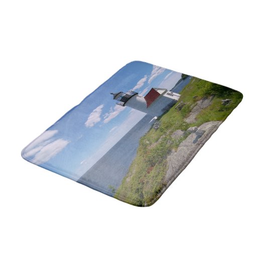 Curtis Island Lighthouse, Camden Maine Badmat (Gekanteld)