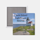Curtis Island Lighthouse, Maine Magnet (Voorkant / Achterkant)