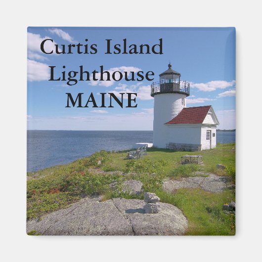 Curtis Island Lighthouse, Maine Magnet (Voorkant)