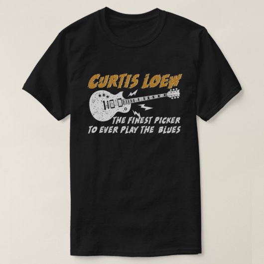 Curtis loeit de beste plukker om ooit blu te spele t-shirt (Design voorkant)