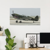 Curtis P40 Poster (Thuiskantoor)