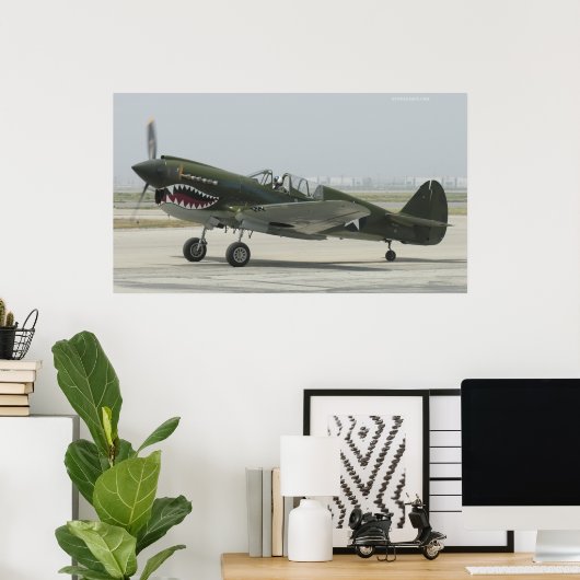 Curtis P40 Poster (Thuiskantoor)