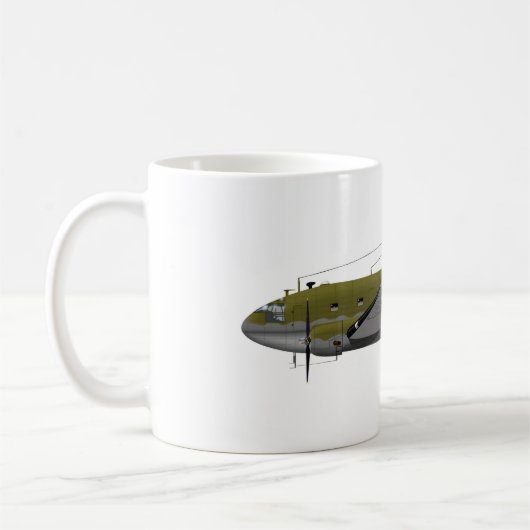 Curtiss C-46 Commando Koffiemok (Links)