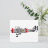 Curtiss F8C-4 Helldiver A5433 Briefkaart (Staand voorkant)