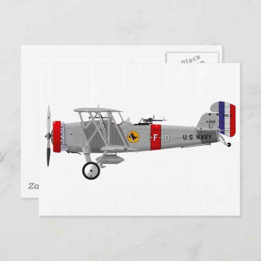 Curtiss F8C-4 Helldiver A5433 Briefkaart (Voorkant / Achterkant)