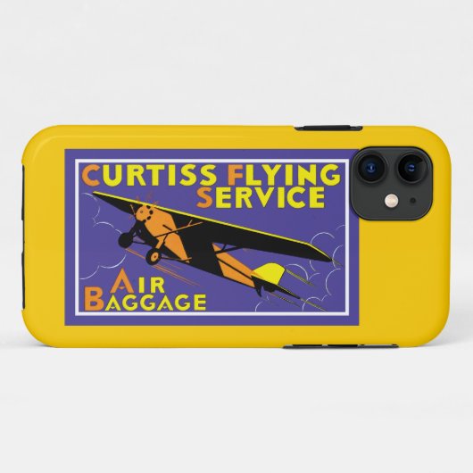 Curtiss Flying Service Case-Mate iPhone Case (Achterkant (horizontaal))
