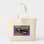 Curtiss Flying Service Grote Tote Bag (Voorkant)