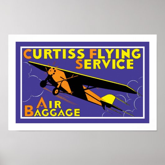Curtiss Flying Service Poster (Voorkant)
