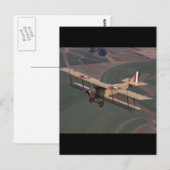 Curtiss, Jenny, 1918,_Classic Aviation Briefkaart (Voorkant / Achterkant)