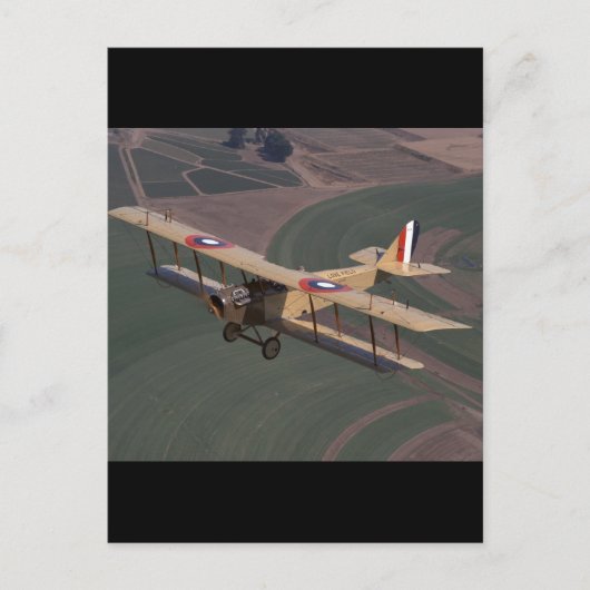 Curtiss, Jenny, 1918,_Classic Aviation Briefkaart (Voorkant)