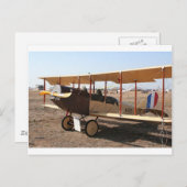 Curtiss Jenny Biplane Vliegtuig Briefkaart (Voorkant / Achterkant)