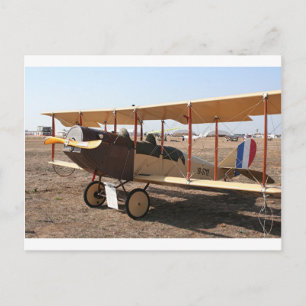 Curtiss Jenny Biplane Vliegtuig Briefkaart