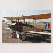 Curtiss Jenny Biplane Vliegtuig Legpuzzel (Horizontaal)