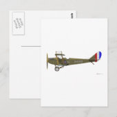 Curtiss JN-4 Jenny Briefkaart (Voorkant / Achterkant)