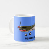 Curtiss P-40 Warhawk Koffiemok (Voorkant links)