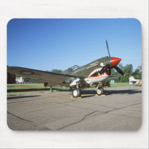 Curtiss P-40 Warhawk, op Minnesota CAF Air Show Muismat