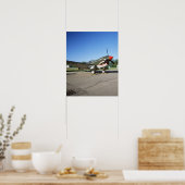 Curtiss P-40 Warhawk, op Minnesota CAF Air Show Poster (Keuken)