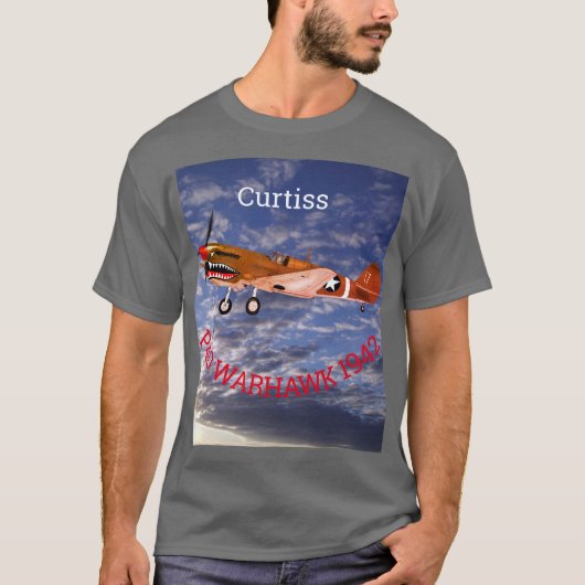 Curtiss P-40 Warhawk T-shirt (Voorkant)