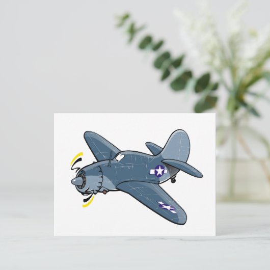 Curtiss SB2C Helldiver Briefkaart (Staand voorkant)