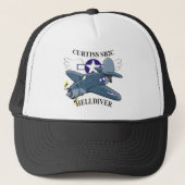 Curtiss SB2C Helldiver Trucker Pet (Voorkant)