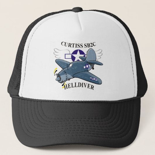 Curtiss SB2C Helldiver Trucker Pet (Voorkant)