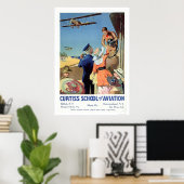Curtiss School of Aviation (US02053) Poster (Thuiskantoor)