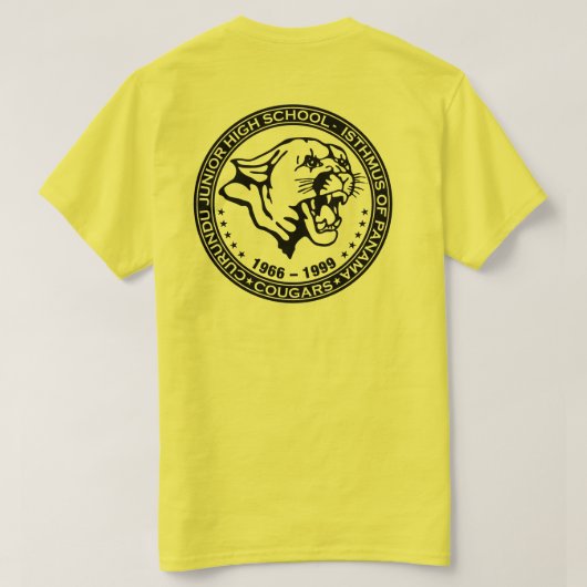 Curundu Junior High School, Republiek Panama T-shirt (Design achterkant)