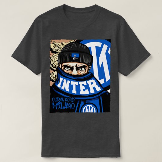 Curva nord milano 1 t-shirt (Design voorkant)