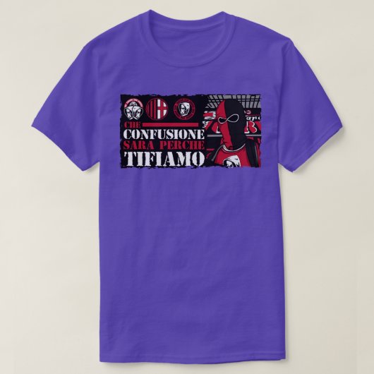 Curva sud milano 5 t-shirt (Design voorkant)