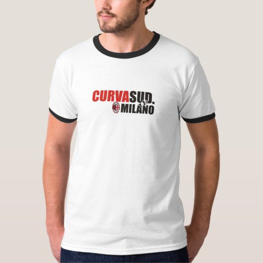 Curva sud milano t-shirt (Voorkant)
