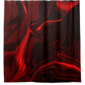 Curvas vermel heeft claro e escuro em fundo escuro douchegordijn (Voorkant)