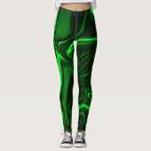 Curvas verteert em imagem verde escura. leggings (Voorkant)
