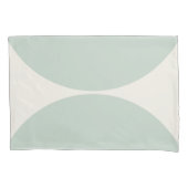 Curvateminimalisme - Sage Green Kussensloop (Voorkant)