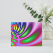 Curvature van kleuren briefkaart (Staand voorkant)