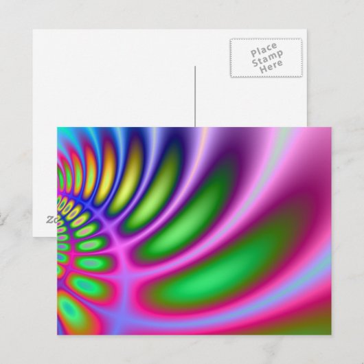 Curvature van kleuren briefkaart (Voorkant / Achterkant)