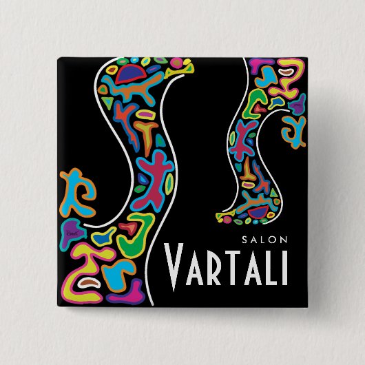 Curve Appeal Vartali Square Button (Voorkant)