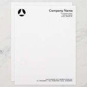 Curve Ball - zwart Custom Briefhoofd (Voorkant / Achterkant)