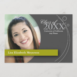 Curve en Stippen Afstuderen: Aangepast groen Kaart