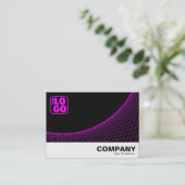 Curve Footed - Magenta Visitekaartje (Staand voorkant)