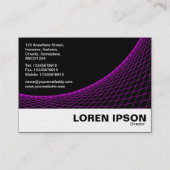 Curve Footed - Magenta Visitekaartje (Achterkant)