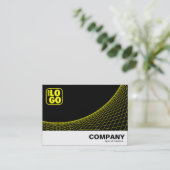 Curve geboost - Geel Visitekaartje (Staand voorkant)