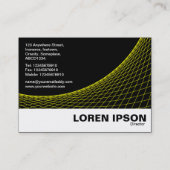 Curve geboost - Geel Visitekaartje (Achterkant)