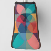 Curve Geometrische Afwerking Abstracte Golf Putter Golfheadcover (Draai 90)