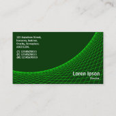 Curve - Groen op donkergroen Visitekaartje (Achterkant)