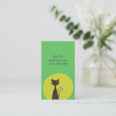 Curve Kat- en motoroproepkaart Contactkaartje (Staand voorkant)