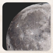 Curve of Full Moon Astronomy Afbeelding Kartonnen Onderzetters (Voorkant)