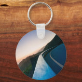 Curve op de weg sleutelhanger (Voorkant)