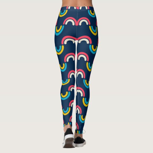 Curve Rainbow Leggings (Achterkant)