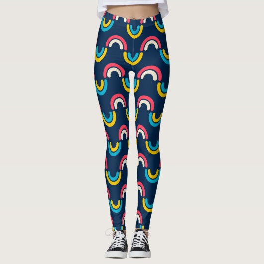 Curve Rainbow Leggings (Voorkant)
